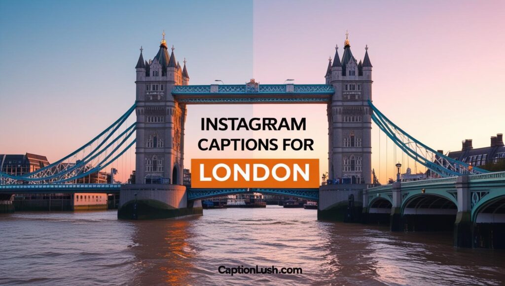 Funny London Instagram Captions