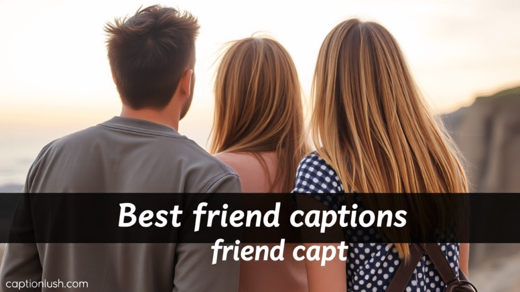 Short Best Friend Captions For Instagram