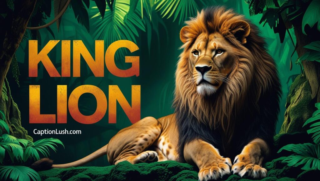 Short Lion King Instagram Captions
