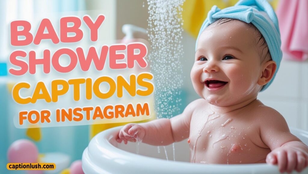 Short baby shower-captions for instagram