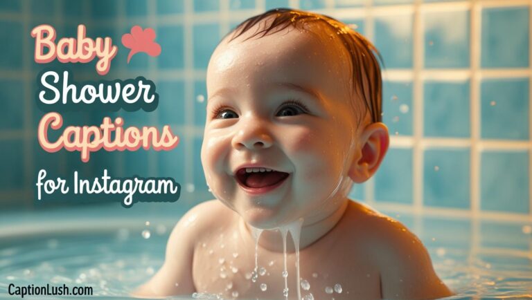 baby shower captions-