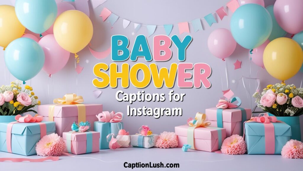 baby shower captions for instagram