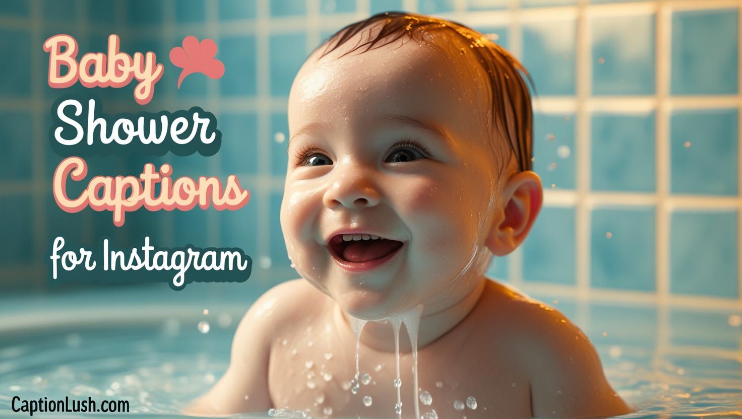baby shower captions-