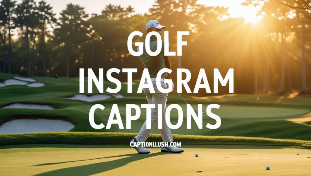 funny golf instagram captions