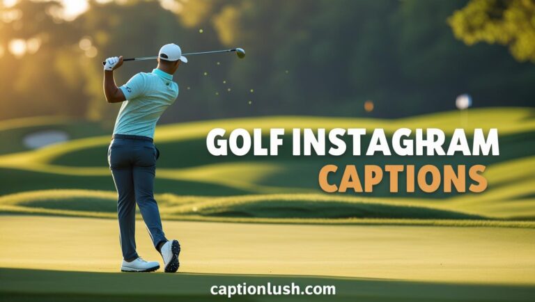 golf instagram captions