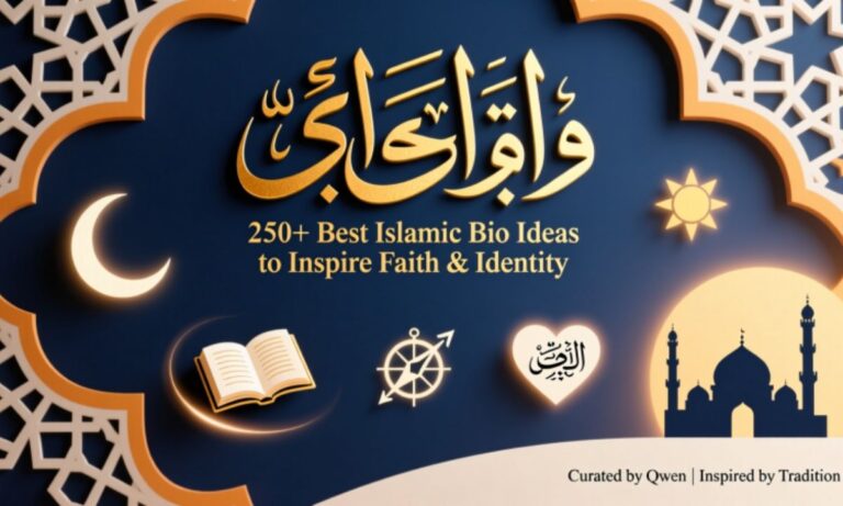 250+ Best Islamic Bio Ideas to Inspire Faith & Identity