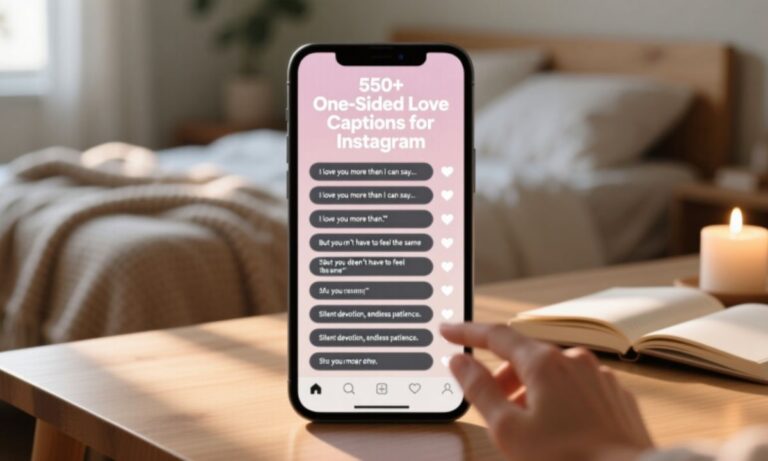 550+ One-sided Love Captions for Instagram