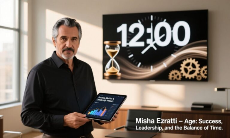 Misha Ezratti Age Success, Leadership, and the Balance of Time