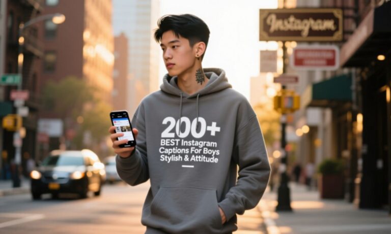 200+ BEST Instagram Captions For Boys – Stylish & Attitude