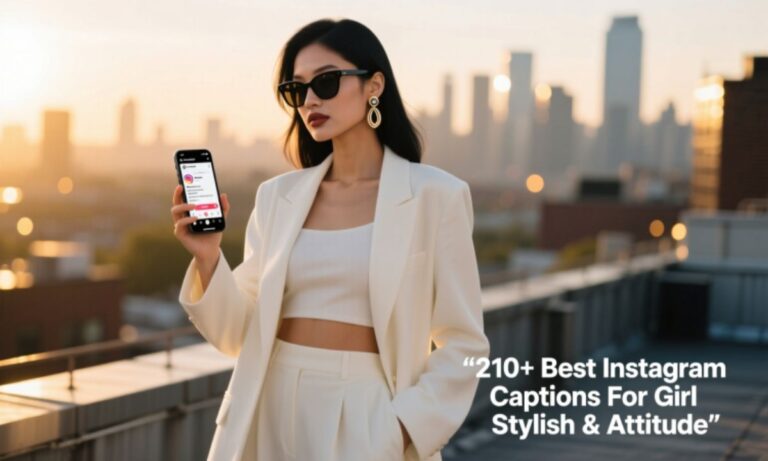 210+ Best Instagram Captions For Girl Stylish & Attitude