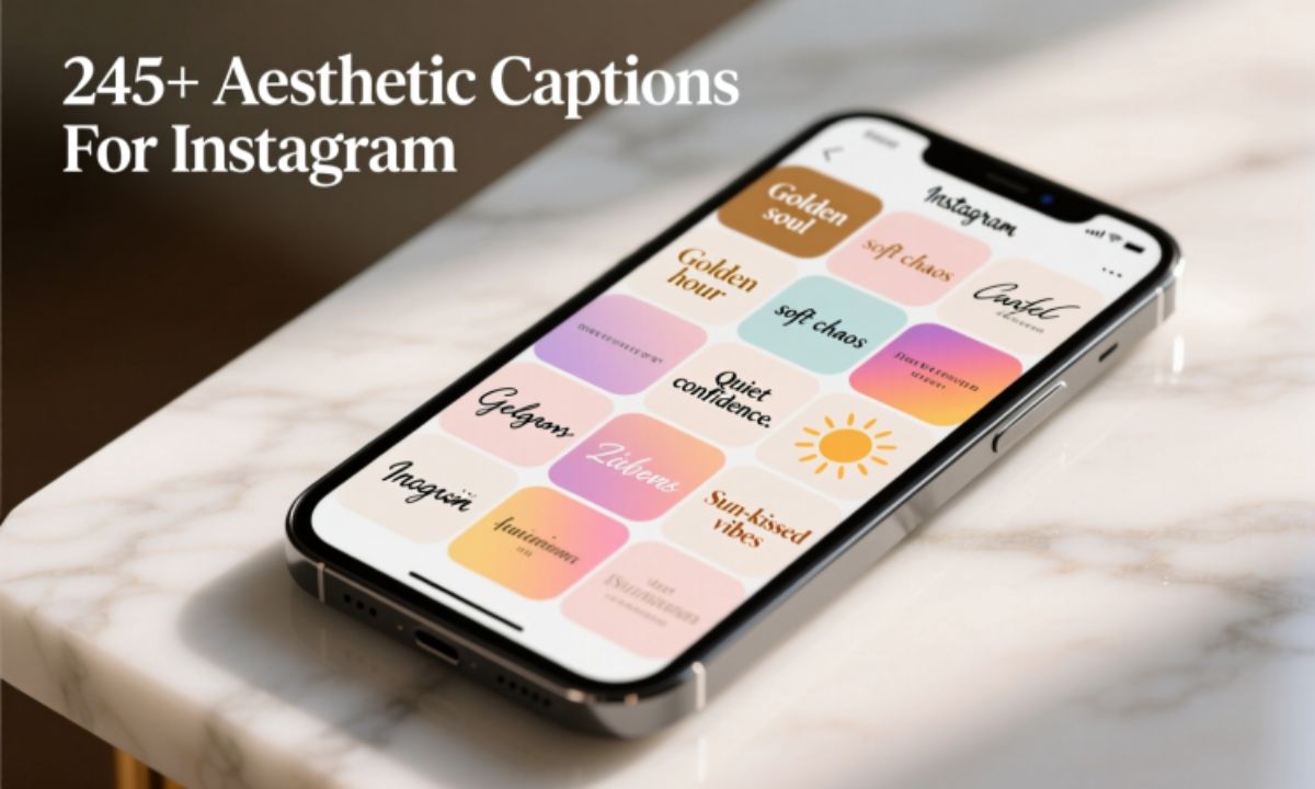 245+ Aesthetic Captions For Instagram