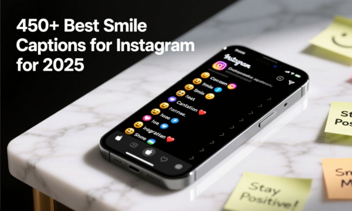 450+ Best Smile Captions for Instagram for 2025