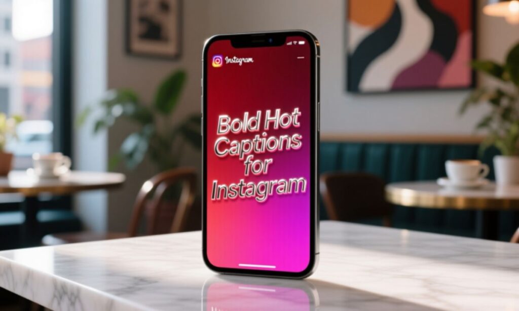 Bold Hot Captions for Instagram