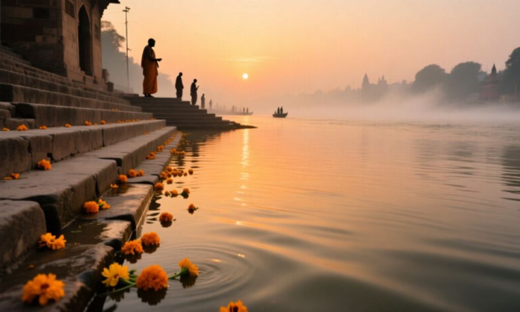 Ganga River Beauty Instagram Captions