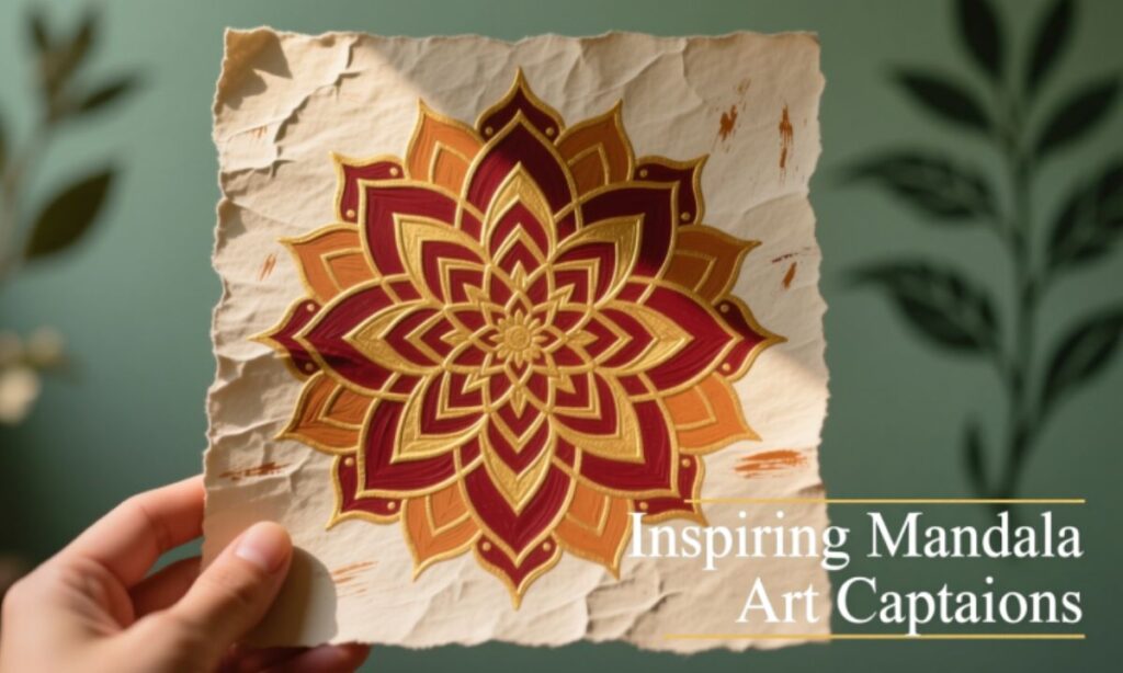 Inspiring Mandala Art Captions