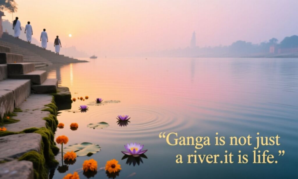 Serene Ganga River Quotes