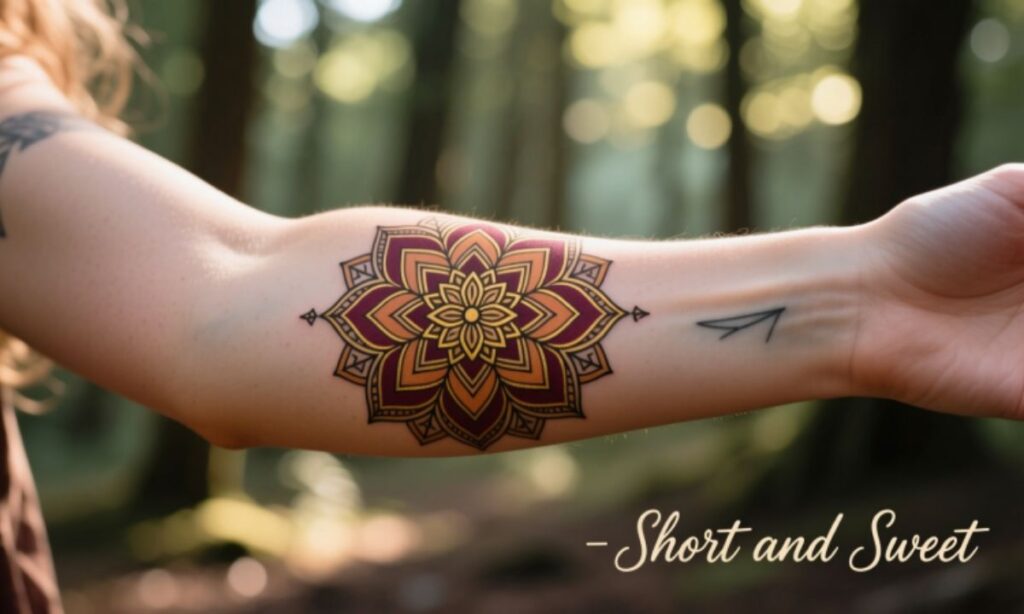 Short and Sweet Mandala Captions