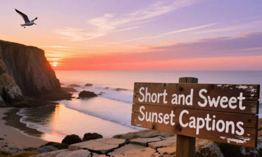 Short and Sweet Sunset Captions