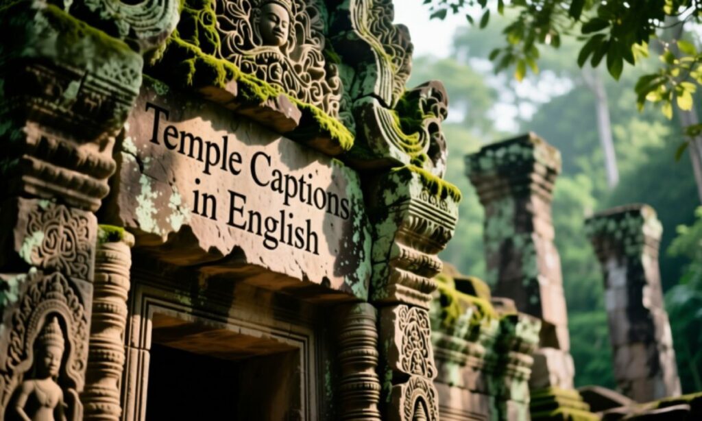 Temple Captions in English